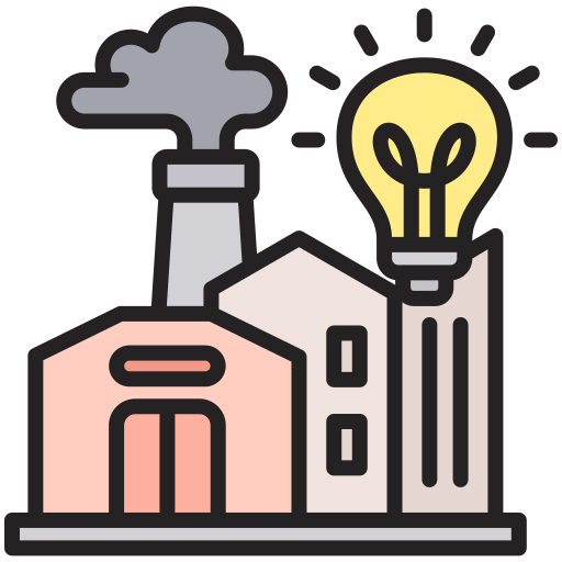 Manufacturing industry icon
